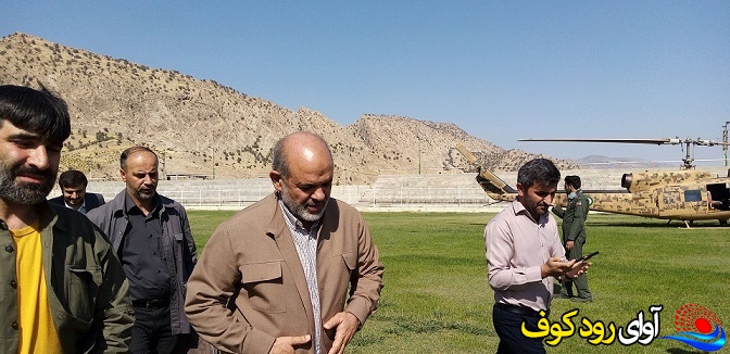 گزارش تصویری سفر وزیر کشور به لنده / سردار وحیدی:با اجرایی شدن محور لنده به تشان کاملاً موافقم