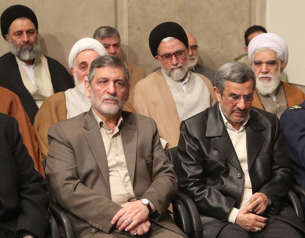تصاویر/ حضور دکتر احمدی‌نژاد در دیدار مسئولان نظام با رهبر انقلاب